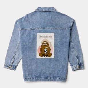 Kaffeekochen Jeansjacke