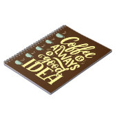 Kaffeekochen Notizblock (Linke Seite)