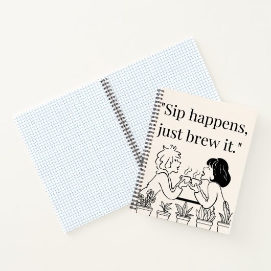 Kaffeekochen Notizblock (Innenseite)