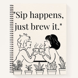 Kaffeekochen Notizblock