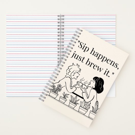 Kaffeekochen Notizblock (Innen)