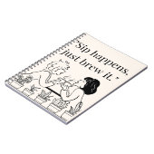 Kaffeekochen Notizblock (Linke Seite)