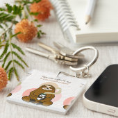 Kaffeekochen Schlüsselanhänger (Vorderseite rechts)