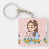 Kaffeekochen Schlüsselanhänger (Vorderseite)