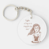 Kaffeekochen Schlüsselanhänger (Vorderseite)