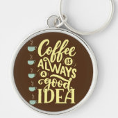 Kaffeekochen Schlüsselanhänger (Vorne)