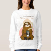 Kaffeekochen Sweatshirt (Vorderseite)