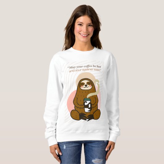 Kaffeekochen Sweatshirt (Vorne ganz)