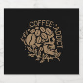 Kaffeekocher Bierflaschenetikett (Einzelnes Label)