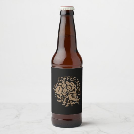 Kaffeekocher Bierflaschenetikett (Vorderseite)
