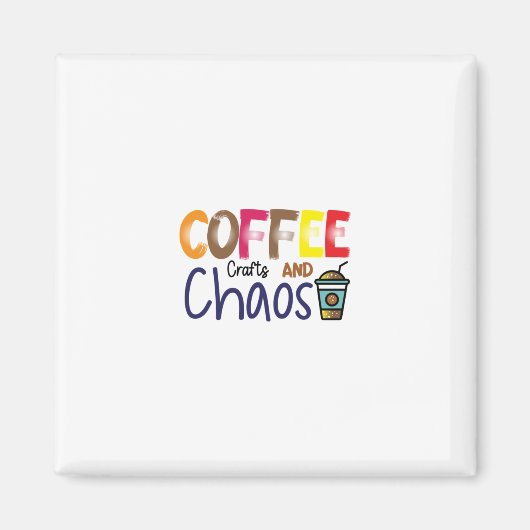 Kaffeekocher und -kaffee magnet (Vorne)