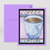 Kaffeekomfort Postkarte (Vorne/Hinten)
