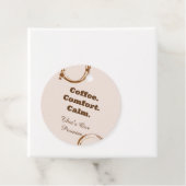 Kaffeekomfort-Ruhig-Rustikale Kaffeegeschenk-Anhän Geschenkanhänger (Beispiel)
