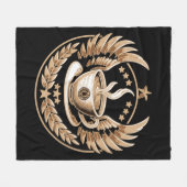 Kaffeekommandeur Fleecedecke (Vorderseite (Horizontal))