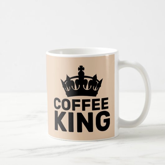 KAFFEEKÖNIG VATER MUGS TASCHEN KAFFEETASSE (Rechts)