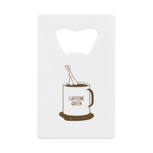 Kaffeekönigin geldbeutel flaschenöffner (Vorderseite)