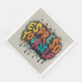 Kaffeekonversation Napkins Serviette (Ecke)