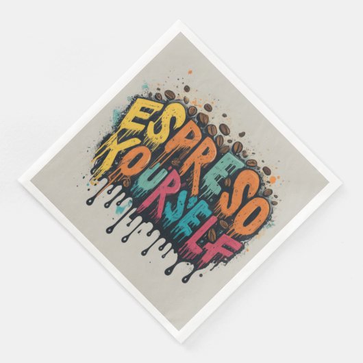 Kaffeekonversation Napkins Serviette (Ecke)