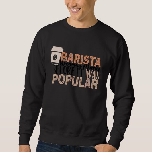 Kaffeekonzept Cooler Kaffee Addict Kaffee 24 Sweatshirt (Vorderseite)