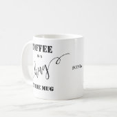 Kaffeekonzept für die Tasse von Kaffee (Vorderseite Links)