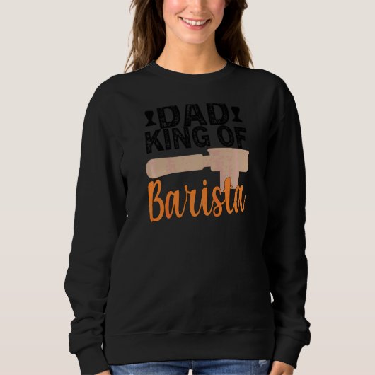 Kaffeekonzept für Frauen Cooler Kaffee Sweatshirt (Vorderseite)