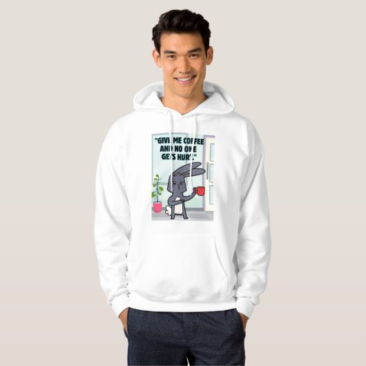 Kaffeekonzept Hoodie (Vorne ganz)