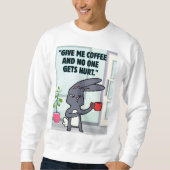 Kaffeekonzept Sweatshirt (Vorderseite)