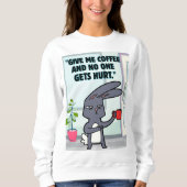 Kaffeekonzept Sweatshirt (Vorderseite)