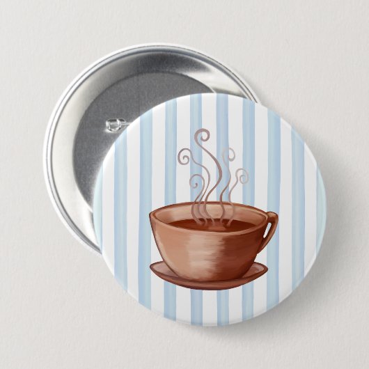 Kaffeekopf Button (Vorne & Hinten)