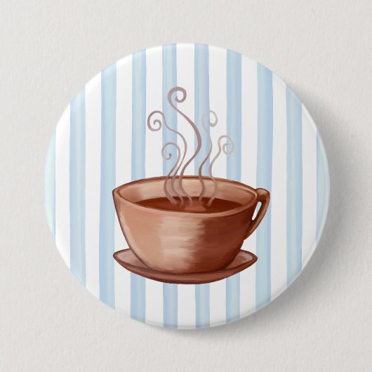 Kaffeekopf Button (Vorderseite)