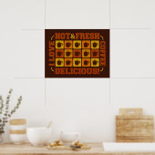 Kaffeekopf, individuell anpassbar poster (Küche)