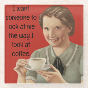 Kaffeekoster Glasuntersetzer