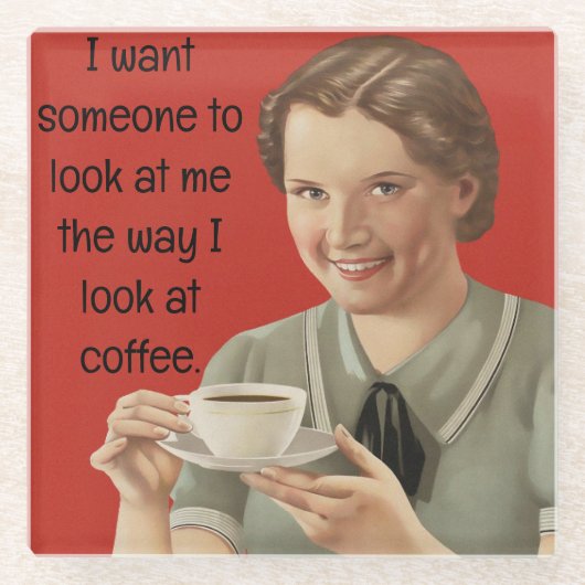 Kaffeekoster Glasuntersetzer (Vorderseite)