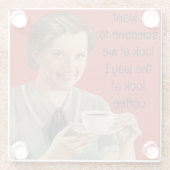 Kaffeekoster Glasuntersetzer (Rückseite)