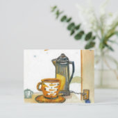 Kaffeekrille nachmachenDiane Kaffeekunst Postkarte (Stehend Vorderseite)