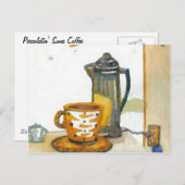 Kaffeekrille nachmachenDiane Kaffeekunst Postkarte (Vorne/Hinten)