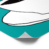 Kaffeekritzel Poster (Ecke)