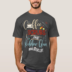Kaffeekruben und Gummihandschuhe sorgen für Leben T-Shirt