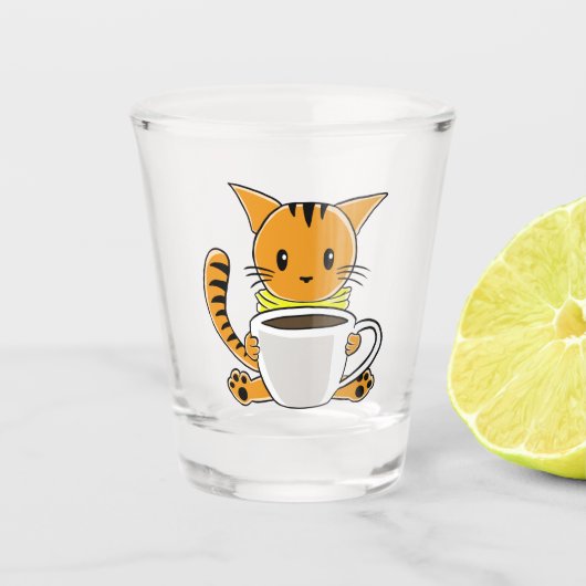 Kaffeekse Schuhglas Schnapsglas (Vorderseite)