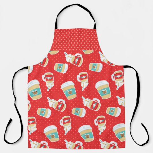 KAFFEEKÜCHE UND TASSE SCHÜRZE (Vorderseite)