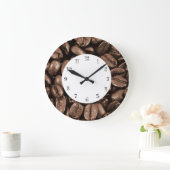 Kaffeeküche-Wanduhren Große Wanduhr (Zuhause)