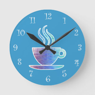 Kaffeeküche-Wanduhren Runde Wanduhr