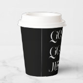Kaffeekuchen - gehen Sie zum Jubel Pappbecher (Rechts)