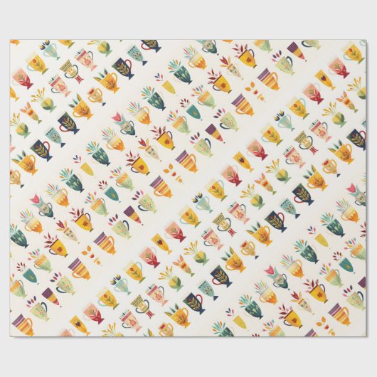 Kaffeekuchen Geschenkpapier (Flach)