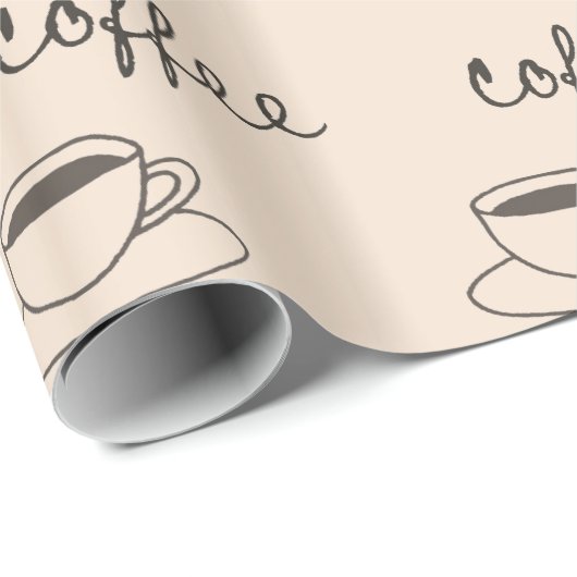 Kaffeekuchen Geschenkpapier (Rolleneckpunkt)