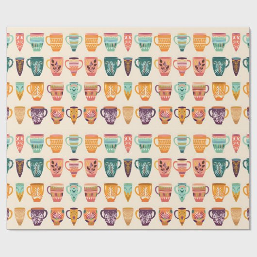 Kaffeekuchen Geschenkpapier (Flach)