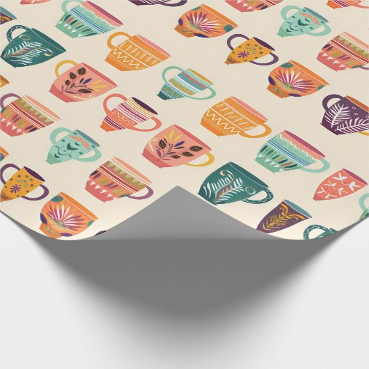 Kaffeekuchen Geschenkpapier (Ecke)