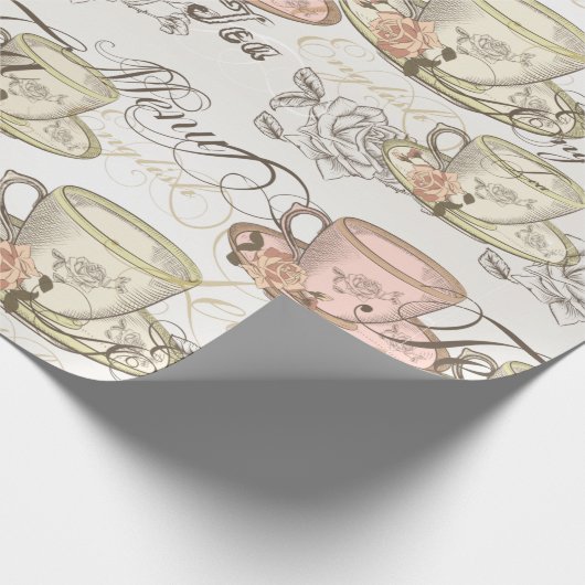 Kaffeekuchen Geschenkpapier (Ecke)