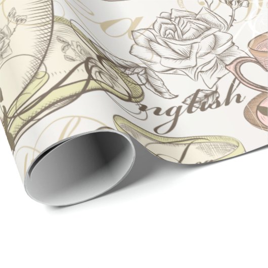 Kaffeekuchen Geschenkpapier (Rolleneckpunkt)