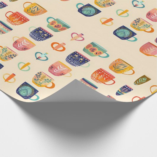 Kaffeekuchen Geschenkpapier (Ecke)